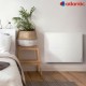 Radiateur chaleur douce ATLANTIC - Sokio Digital horizontal 1000W Blanc 503109