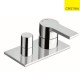 Mitigeur bain douche seul sur gorge Chrome OMEGA - CRISTINA ONDYNA OG12951