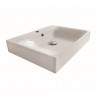 LAVABO CERAMIQUE CENTO A POSER OU A SUSPENDRE 60/45 CM BLANC BRILLAN - CRISTINA ONDYNA WCE6045 LAVABO CERAMIQUE CENTO A POSER OU