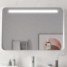 Miroir APOLO 1000 blanc horizontale avec bandeau éclairage LED (12 W.) IP 44 1000 x 700 x 110 mm - SALGAR 87859 87859SALGAR