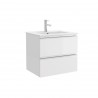 Meuble suspendu SPIRIT 600 blanc brillant 2 tiroirs - SALGAR 26814 