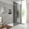 Paroi de douche HEAVEN walk-in Fumé 800 x 1950 mm - SALGAR 82267 