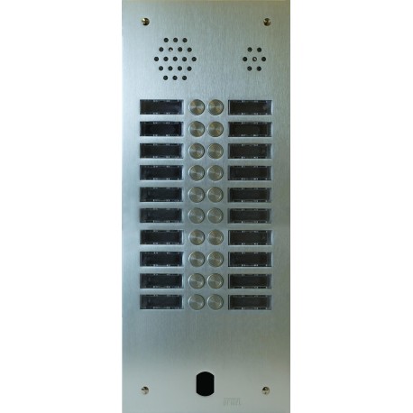 Plaque Audio Alu 2R 20Bp 2Voice Complete - Urmet Série A83 A83/220M 