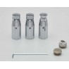 Kit de 3 fixations ATOLL SPA EC chrome - ACOVA 926278