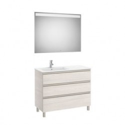 The Gap Pack 3T Lav Gche 1000Mm (Unik+Miroir) City Oak - ROCA A851522402 