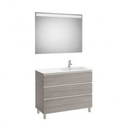 The Gap Pack 3T Lav Dte 1000Mm (Unik+Miroir) City Oak - ROCA A851523402 