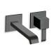 Mitigeur pour lavabo mural saillie 22,5 cm BLACKMAT QUADRI - CRISTINA ONDYNA QM27913