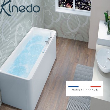 Baignoire balnéo SAMBA 170x70 cm tête à gauche MIX COLOR - KINEDO BSLI170BGMCO1