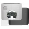 Radiateur Fonte NOIROT DOOK 1250W horizontal gris anthracite connecté NEN3364TCHS