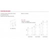 Radiateur chauffage central ACOVA - FASSANE Miroir double 1355W MXD-180-067