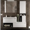 Module salle de bain MONTERREY 800 1 tiroir métallique BLANC BRILLANT 797 x 270 x 450 mm - SALGAR 26666 26666SALGAR