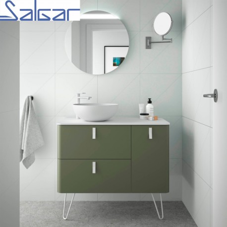 Meuble de salle de bain UNIIQ 900 droite BOSQUE - SALGAR 24624 