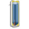 Chauffe-eau électrique Chauffeo blindé vertical sur socle 500L tous courants - Atlantic 022750 