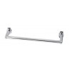 Barre support à embout chrome pour sèche-serviettes lames plates - Atlantic 850224 