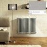 Radiateur électrique ACOVA VUELTA sans régulation 1500W inertie fluide White Aluminium 9006