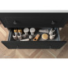 Meuble salle de bain RENOIR 80cm 2 tiroirs BLACK VELVET - Salgar 91306