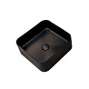 Vasque à poser carrée céramique Noir Mat CIOTOLA - CRISTINA ONDYNA CI40713