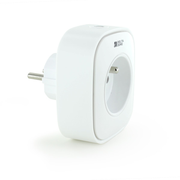 Easy Plug E16EM  Prise connectée E (FR), 16A, avec mesure de consommation-Delta  Dore 6353005 - Vita Habitat