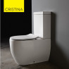 Wc monobloc céramique blanc brillant Ciotola - CRISTINA ONDYNA WCI201301
