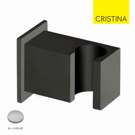 Support douchette orientable Barcelona Cristina Ondyna chromé
