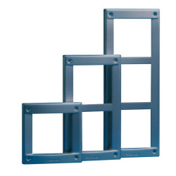 Cadre Aluminium Gris Foncé Vandalcom 3 Modules - COMELIT 3161/3 