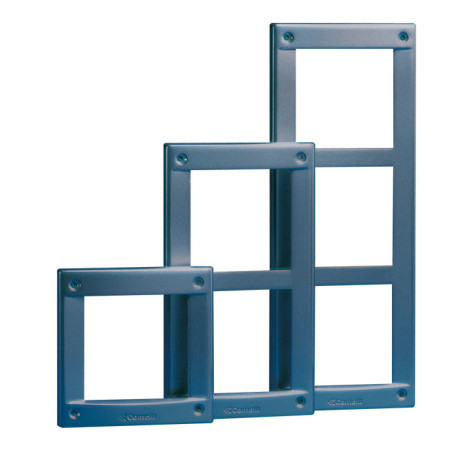 Cadre Aluminium Gris Foncé Vandalcom 1 Module - COMELIT 3161/1 