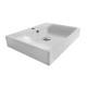 LAVABO CERAMIQUE CENTO A POSER OU A SUSPENDRE 50-45 CM BLANC BRILLAN - CRISTINA ONDYNA WCE5045