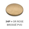 Applique Prise D'Eau Ronde Or Rose Brosse HYDROTHERAPIE - CRISTINA ONDYNA PD44634P