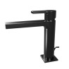 Mitigeur lavabo large Chromé Noir Brossé OMEGA - CRISTINA ONDYNA OG22375