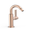 Mitigeur avec manette latérale pour bidet Or Rose Mat 24K - TRES 21122401OPM