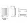 Radiateur chauffage central ACOVA - PLANEA Vertical simple 610W PLH-180-035