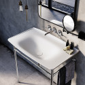 Vasque Ceramique Lavabo New Yorker Blanc Brillant - CRISTINA ONDYNA NY805001 