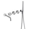 Melangeur Bain Douche Encastre Chrome - CRISTINA ONDYNA RT16551