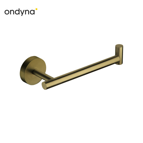 Porte Papier Inox Or Brosse - CRISTINA ONDYNA AX29096I