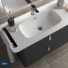 Meuble de salle de bain UNIIQ 600 2 tiroirs anthracite mat 598x540x450 mm - SALGAR 96594 