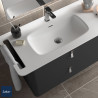 Meuble de salle de bain UNIIQ 800 2 tiroirs NIGHT BLUE 797x540x450 mm - SALGAR 96625 