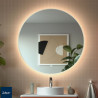 Miroir circulaire avec lumière led blanc GLOBE 600 - SALGAR 97604