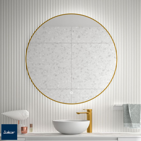 Miroir circulaire avec lumière led OR GLOBE 600 - SALGAR 97618