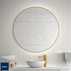 Miroir circulaire avec lumière led OR GLOBE 800 - SALGAR 97636