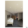 Encastrés plafond intérieurs LED HORN MINI encastré de plafond ou mural intérieur blanc LED 12W 3000K - SLV 1000914 