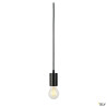 Suspensions FITU Câble de suspension E27 ronde noire max. 60W câble nu de 5m - SLV 132690 