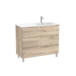 Aleyda Unik 3 Tiroirs Lavabo À Droite 1000 Mm Bois Naturel - ROCA A851826524 