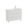 Aleyda Unik 3 Tiroirs Lavabo À Droite 1000 Mm Gris Pierre Mat - ROCA A851826514 