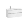 The Gap Unik 2T Lav Gche 1000Mm Blanc Brillant - ROCA A851481806 