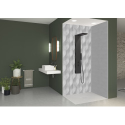 Panneau Mural Kinewal Design 3mm 1500X2500 Enduit gris pierre - KINEDO PM1024 