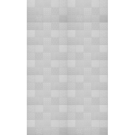 Panneau Mural Kinewal Design 3mm 1500X2500 Ciment - carreaux gris - KINEDO PM1010 