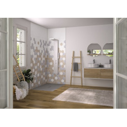 Panneau Mural Kinewal Design 3mm 1500X2500 Tomette trilogy - KINEDO PM1038 