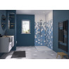 Panneau Mural Kinewal Design 3mm 1250X2020 Tomette Camaieu Bleu - KINEDO PM300 