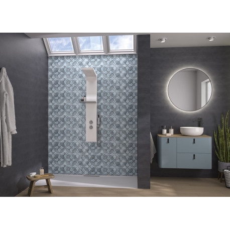 Panneau Mural Kinewal Design 3mm 1250X2020 Enduit gris anthracite - KINEDO PM729 