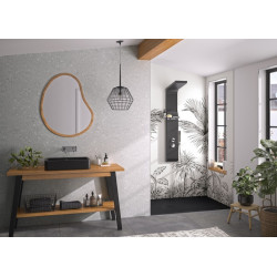 Panneau Mural Kinewal Design 3mm 1250X2020 Terrazzo gris - KINEDO PM721 